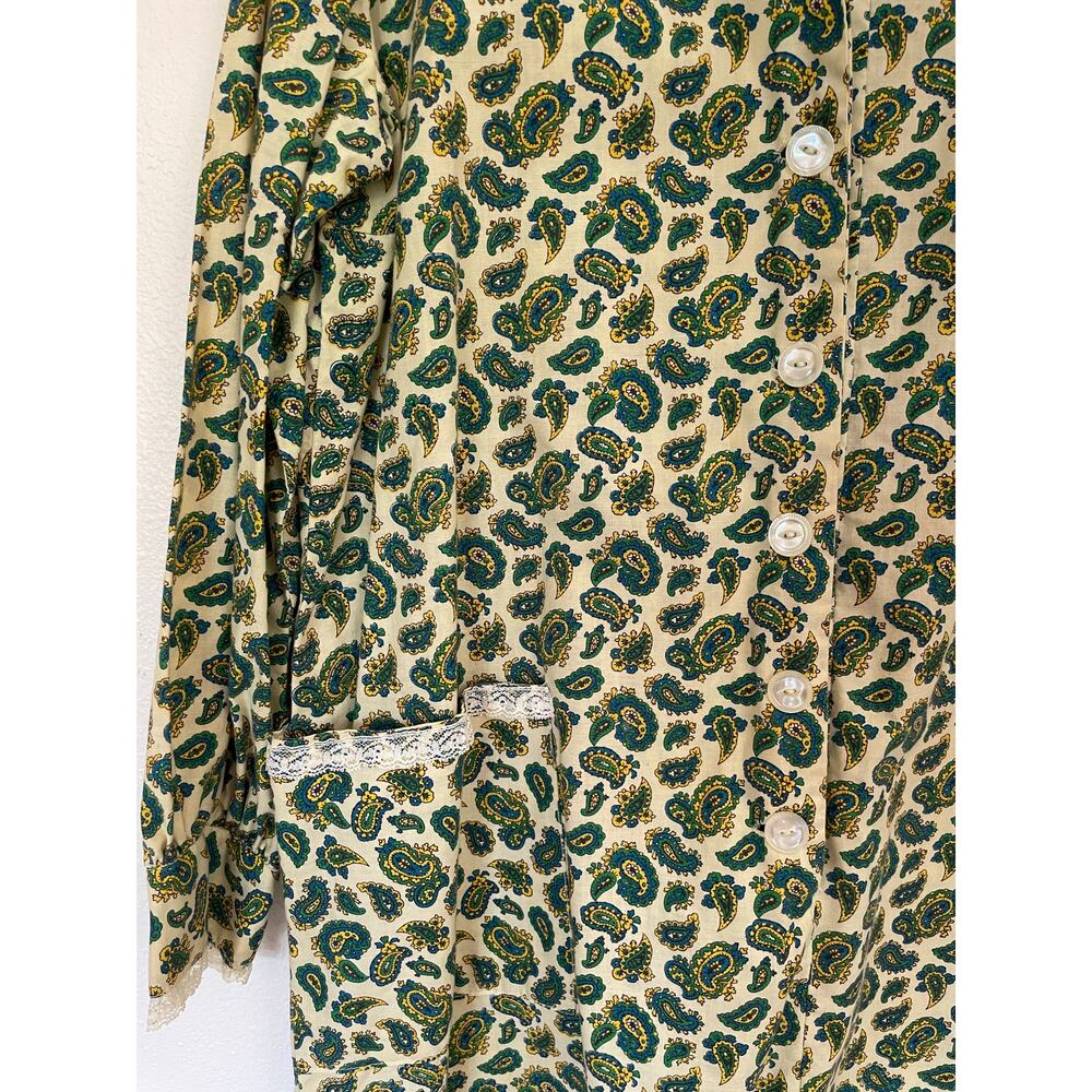 Vintage Boho Paisley Shift Dress - Picture 6 of 7